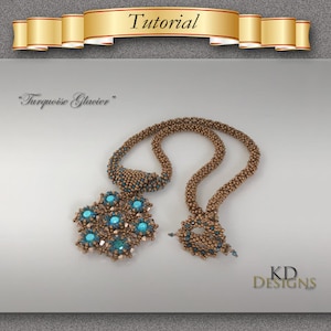 Tutorial/Pattern for &quot;Turquoise Glacier&quot;