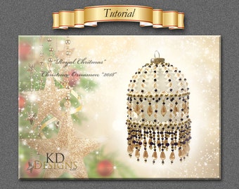 Tutorial/Pattern for "Royal Christmas" Ball Ornament