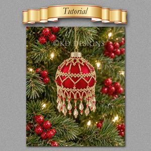 Tutorial/Pattern for "My Sweetheart" Christmas Ornament "2020"