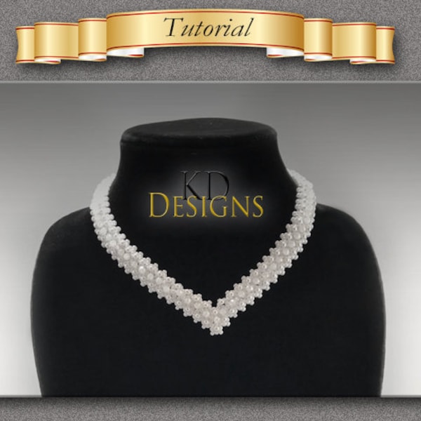 Tutorial/Pattern for "Beaded Bridal Necklace"