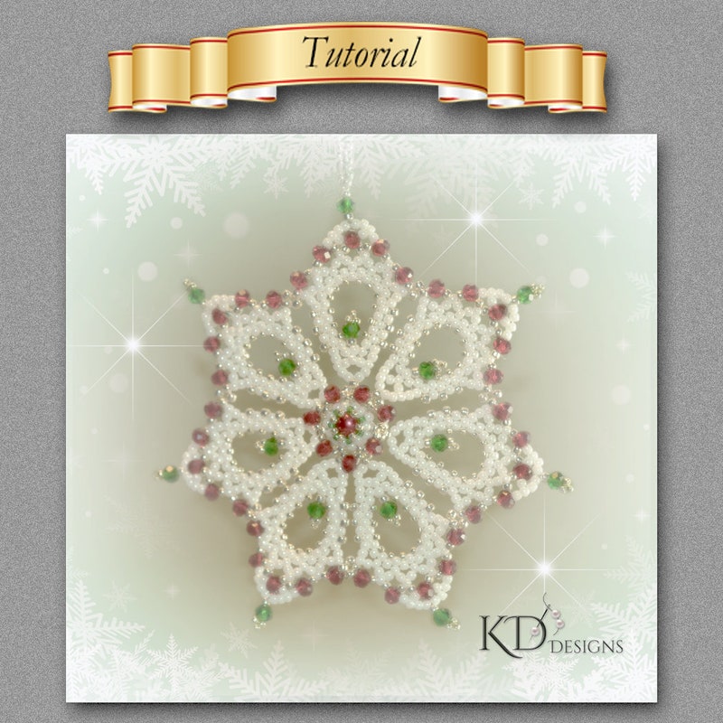 Beaded Snowflake Tutorial - Etsy