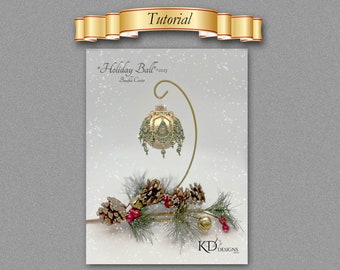 Tutorial/Pattern for "Holiday Ball" Christmas Ornament Cover