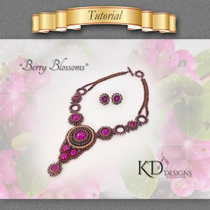 Tutorial/Pattern for &quot;Berry Blossoms&quot; set