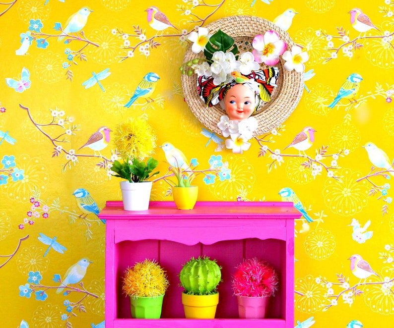 Tropical Wall Art Living Room Decor Floral Art Decorative Etsy