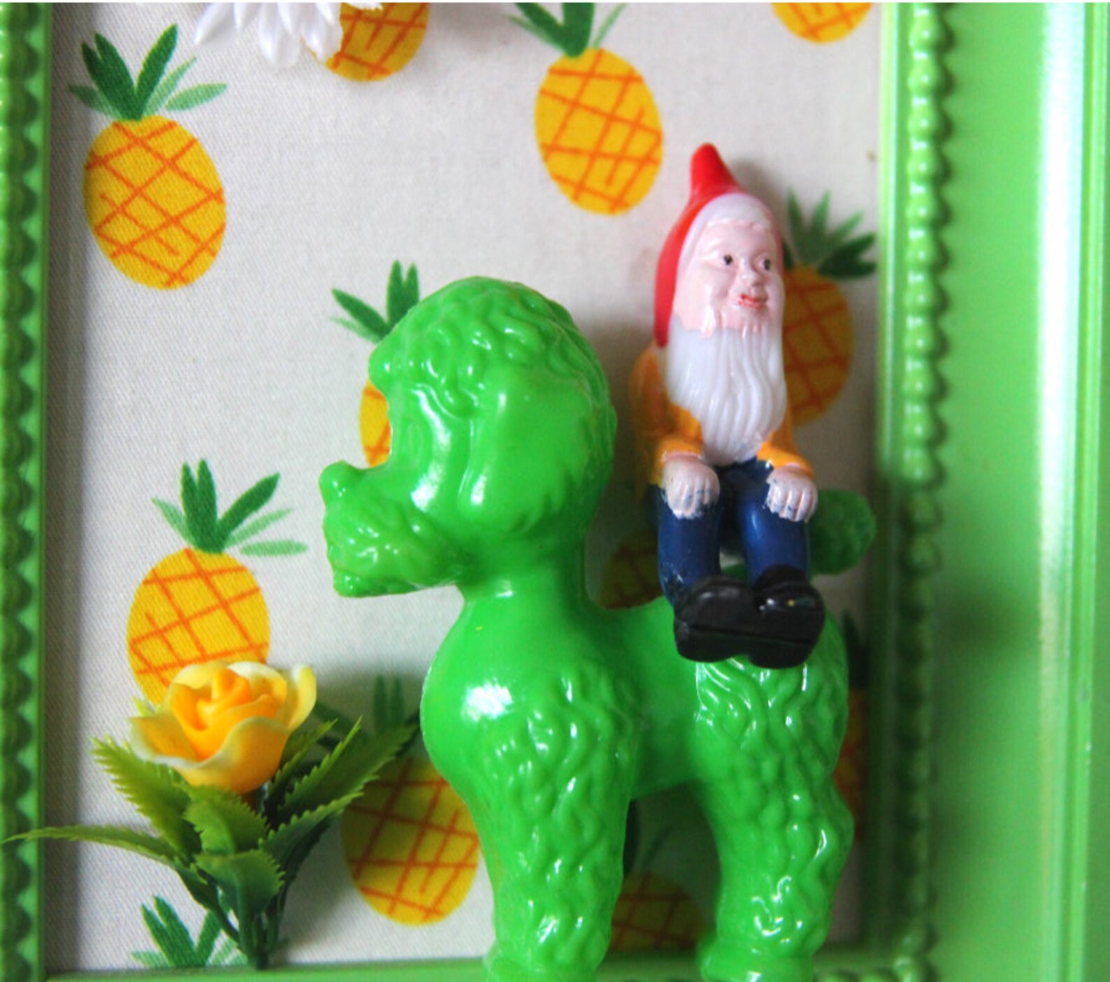 Framed nursery decor / Handmade wall hanging / Colorful wall Etsy