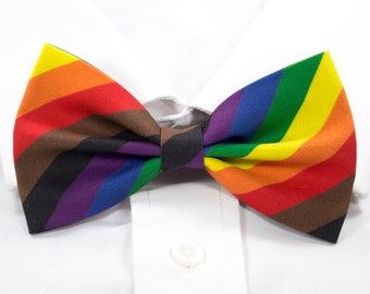 Inclusive Gay Pride Pre-Tied Bow Tie