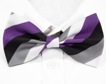 Asexual Pride Pre-Tied Bow Tie