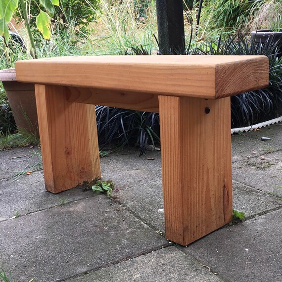 Douglas Fir Garden Bench Letter Engraving Available Image 0