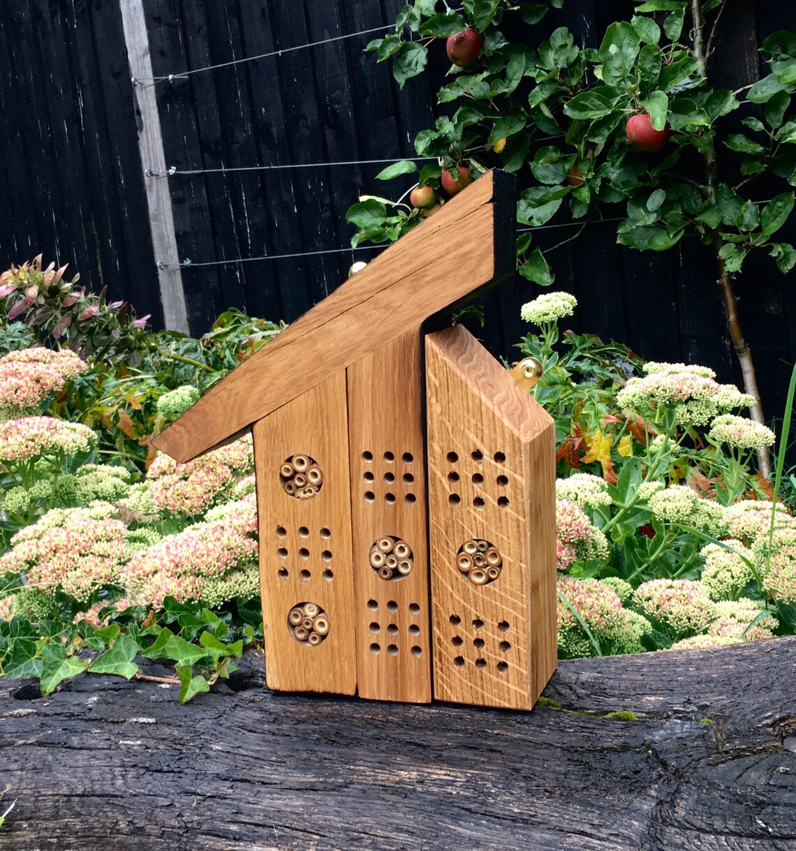 Reclaimed Oak Bee Hotel - Etsy UK