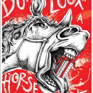 Don&#39;t Look A Gift Horse In The Mouth - Horse Art Print