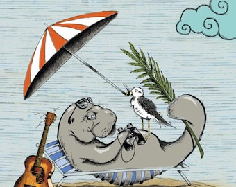 Official Wilco Manatee Tour Poster 2012