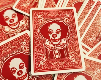 Pennywise Playing Cards Full Deck - Stephen King's IT 1990 Mini Series Replica