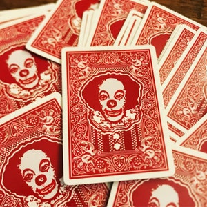 Mazzo completo di carte da gioco Pennywise - Replica della mini serie IT 1990 di Stephen King