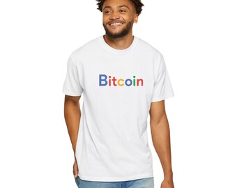 Bitcoin x Google inspired Crypto Currency Satoshi Parody Unisex T-shirt