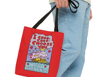 Valentinstag Einkaufstasche: I Choo-Choo Choo You!