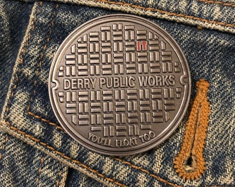Stephen King&#39;s IT Inspired - Derry Public Works Enamel Pin