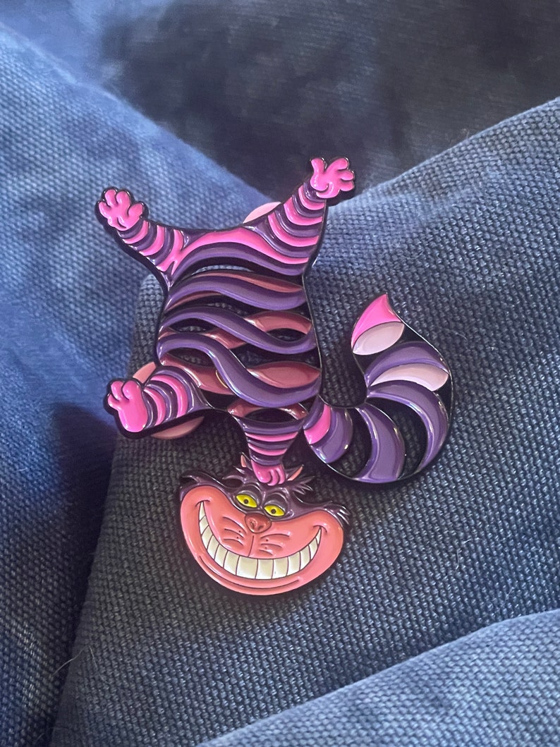 Cheshire Cat I'm not all there myself Headstand Pin image 8
