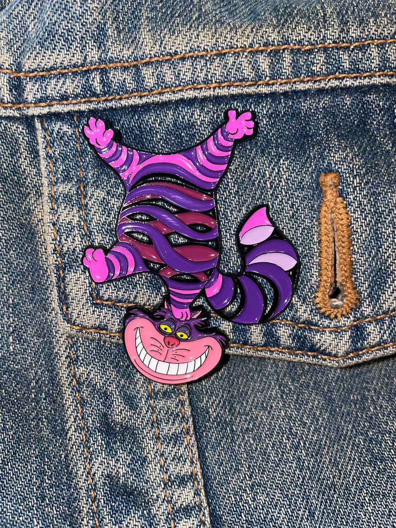 Cheshire Cat I'm not all there myself Headstand Pin image 3