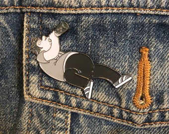 Noir Drinking Barney Gumble (The Simpson's) Soft Enamel Pin