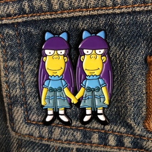 The Simpsons x The Shining Grady Twins Mashup Pin