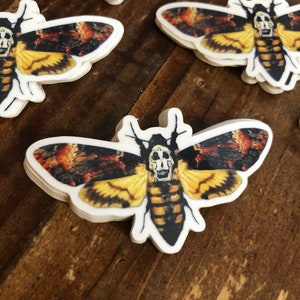Silence of the Lambs Death’s Head Moth 3&quot; Sticker
