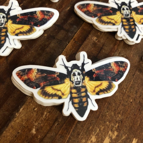 Silence of the Lambs Death’s Head Moth 3" Sticker