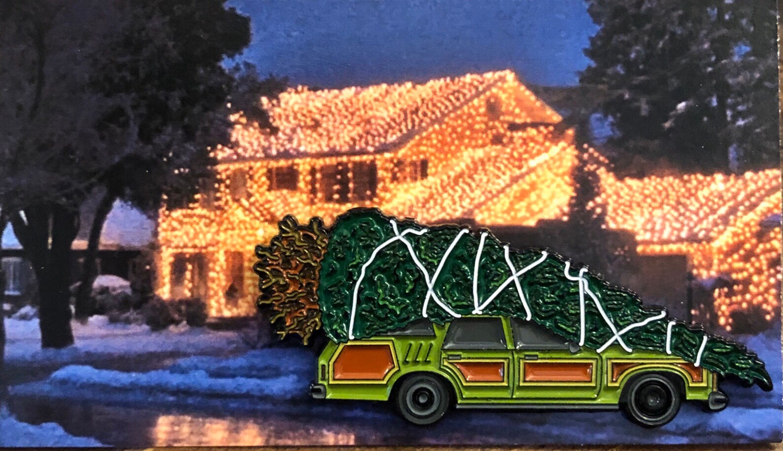 It's the Griswold Family Christmas Tree Wagon Soft Enamel Etsy