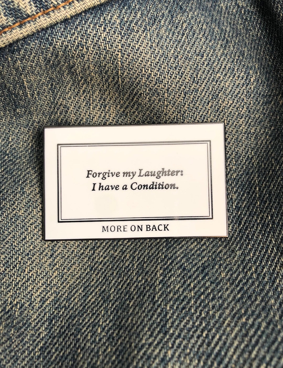JOKER Inspired forgive My Laughter Business Card Pin - Etsy