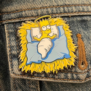 The Simpsons Bart Simpson Baby Jesus/Bart Enamel Pin