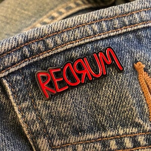 The Shining &quot;REDRUM&quot; Hard Enamel Pin