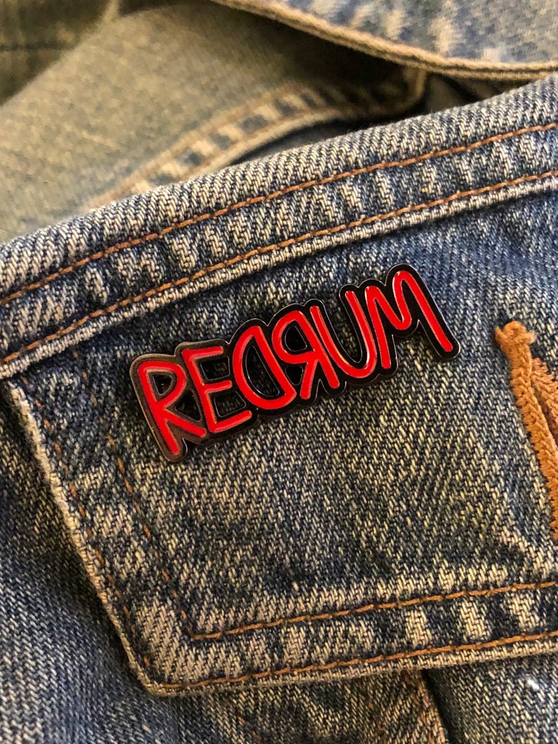 The Shining REDRUM Hard Enamel Pin image 1