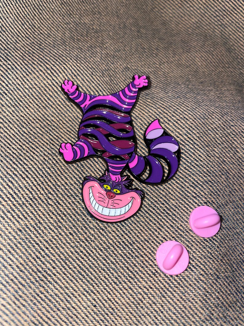 Cheshire Cat I'm not all there myself Headstand Pin image 7