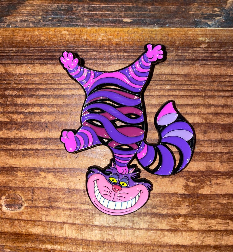 Cheshire Cat I'm not all there myself Headstand Pin image 4