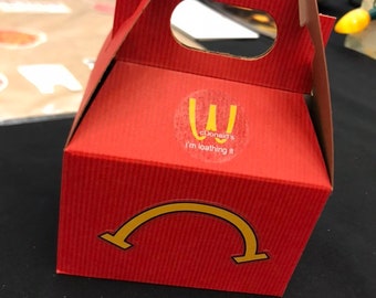 WcDonald's "Unhappy Meal” Gift Box