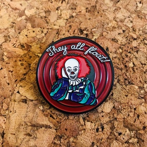 Pennywise "they All Float!" Mashup Soft Enamel Pin - Etsy
