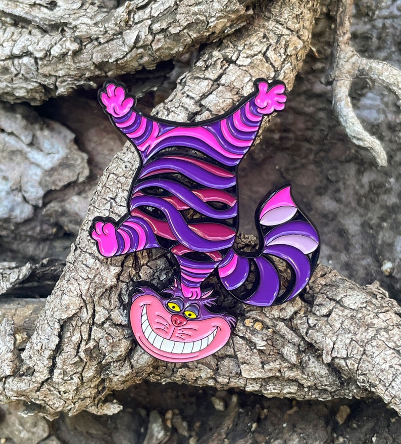 Cheshire Cat I'm not all there myself Headstand Pin image 1