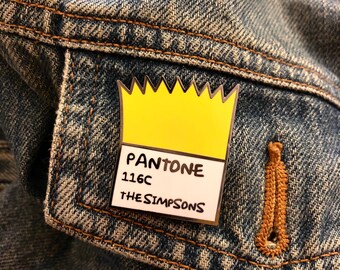 Bart Simpson x Pantone Mashup Pin