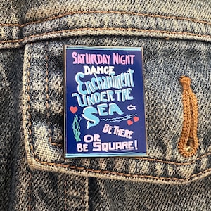 Back to the Future Enchantment Under the Sea Poster Enamel Pin