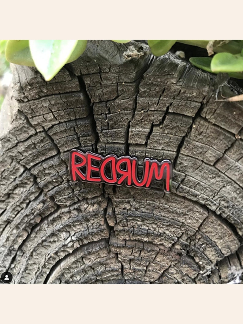 The Shining REDRUM Hard Enamel Pin image 6