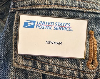 Seinfeld Inspired Hello Newman Post Office Business Card Enamel Pin
