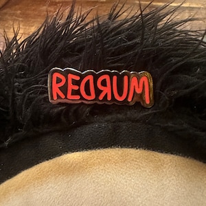 The Shining Inspired REDRUM Hair Clips (set of two) Horror Style Accessory