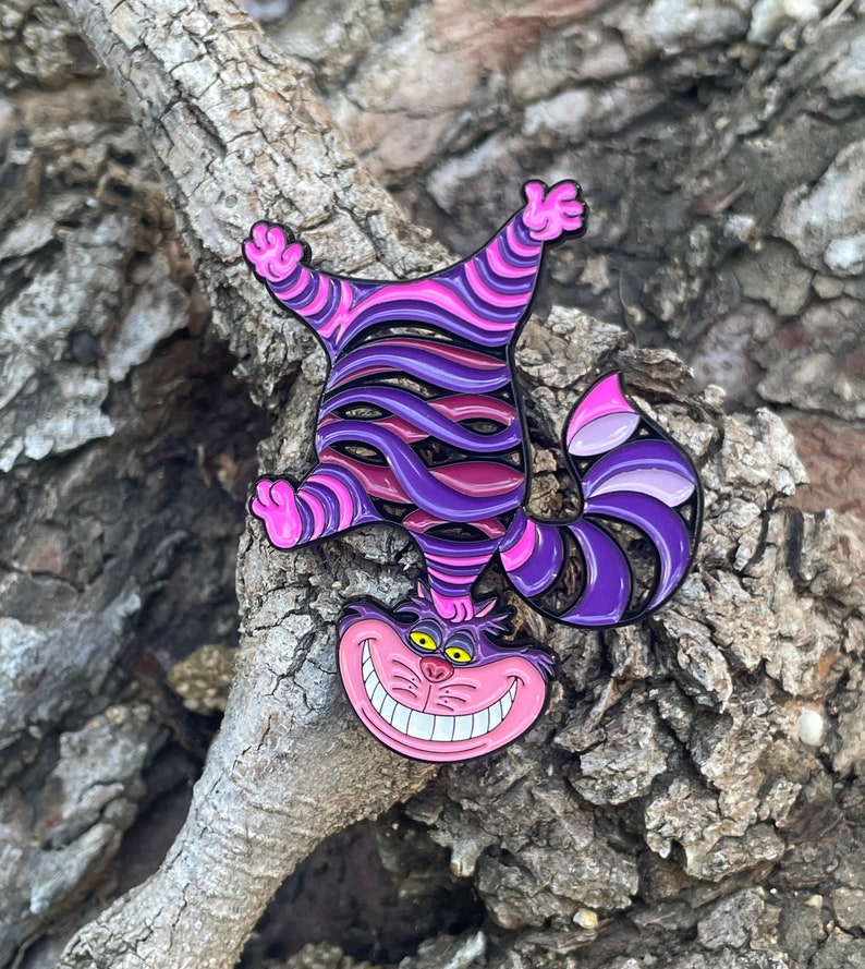 Cheshire Cat I'm not all there myself Headstand Pin image 5