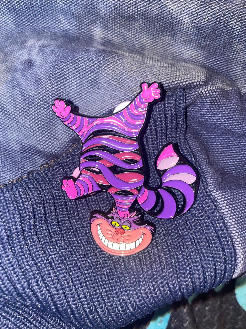 Cheshire Cat I'm not all there myself Headstand Pin image 2