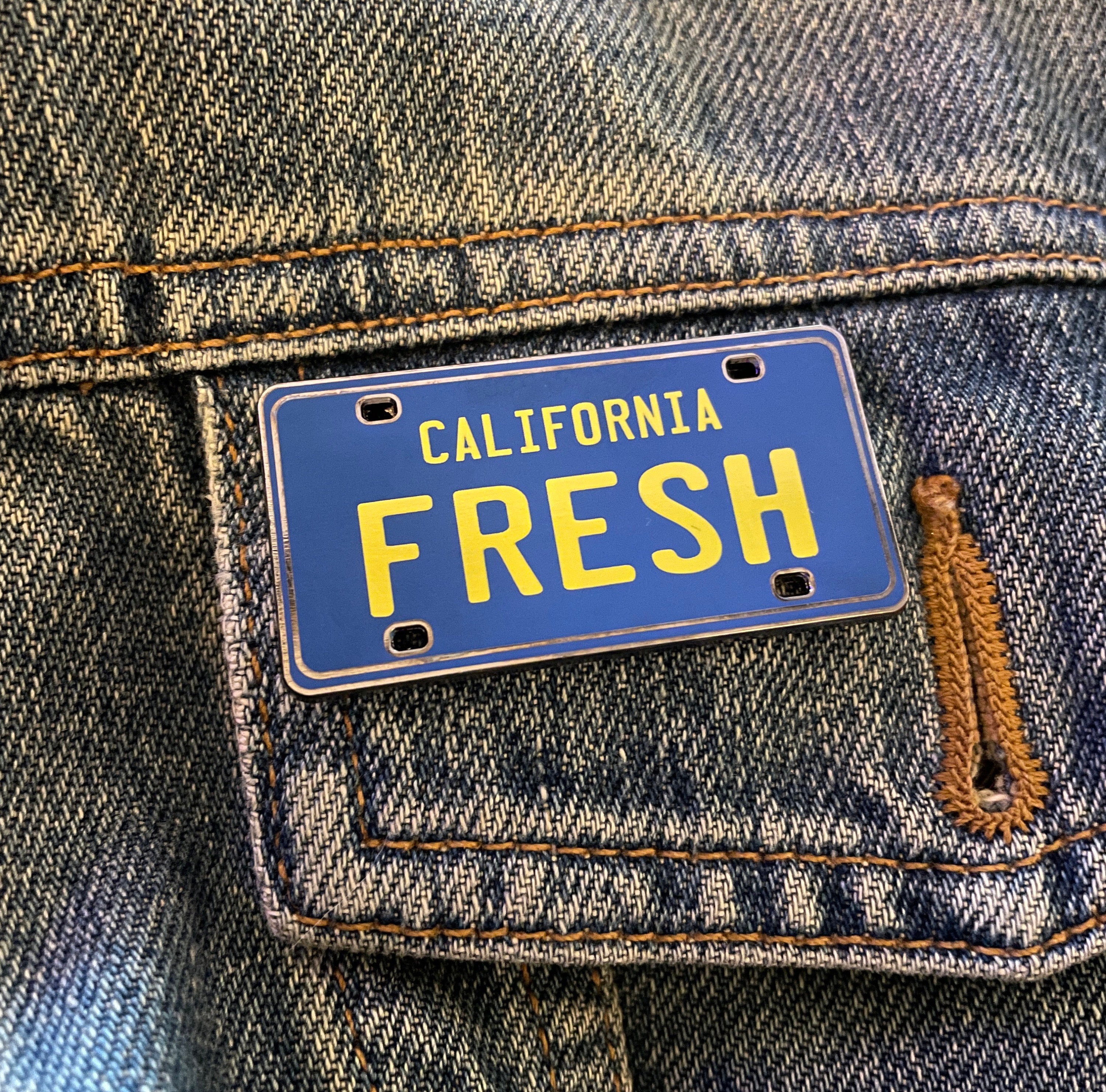 Fresh Prince of Bel Air License Plate Pin