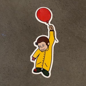 Curious Georgie 2.0 Mashup Sticker