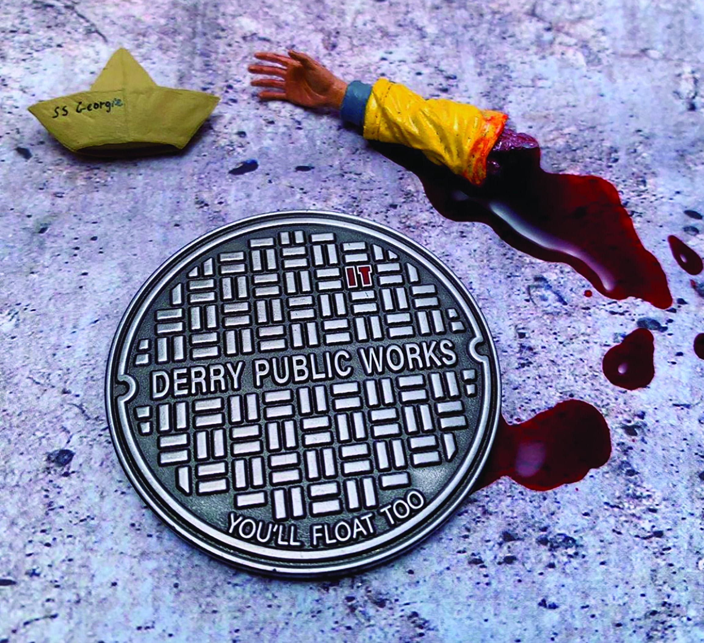 Stephen King's IT Inspired - Derry Public Works Enamel Pin