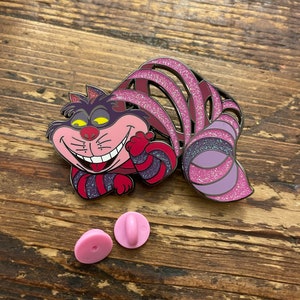 Alice in Wonderland's Cheshire Cat I'm not all there myself Pin Hard Enamel/ Glitter Variant image 10