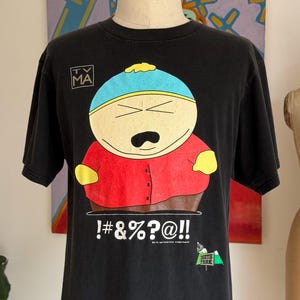 1997 South Park White Graphic T-shirt. Size XL Vintage Comedy
