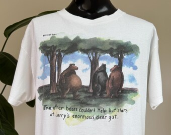 Vintage 80s the Far Side T-shirt: Gary Larson Cartoon Tee Retro