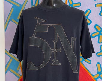 90s Nine Inch Nails SIN NIN Graphic T-Shirt. Single Stitch Sleeves. Made in USA - Size Extra Large 23.75" x 29.75"